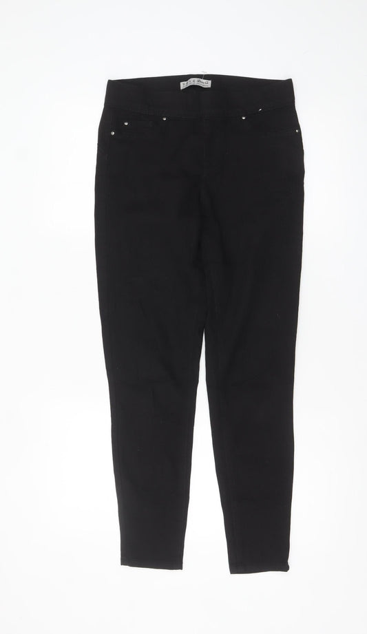 Denim Co. Women's Black Skinny Jeans Size 10 Slim Fit Stretch