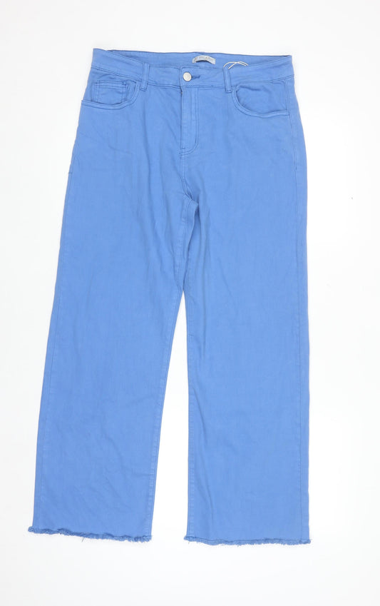 Zac & Zoe Women’s Blue Wide-Leg Stretch Cotton Jeans Size 2XL