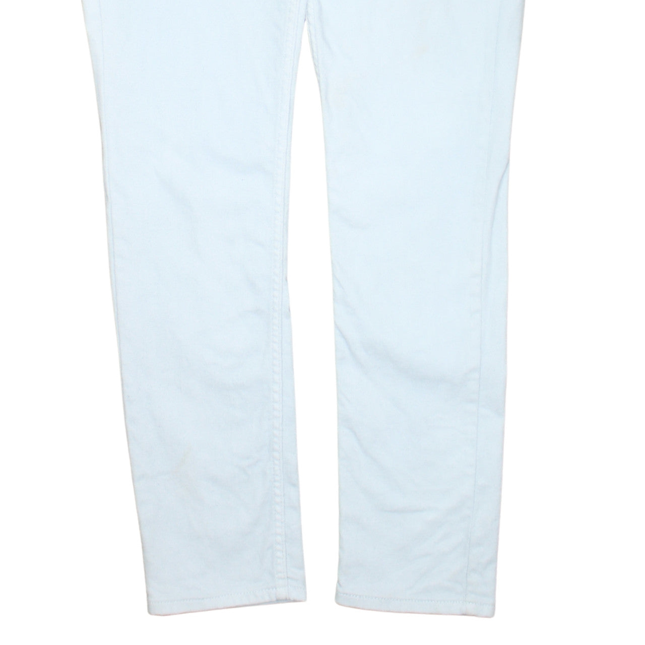 Levi's Women's White 524 Too Superlow Skinny Jeans M