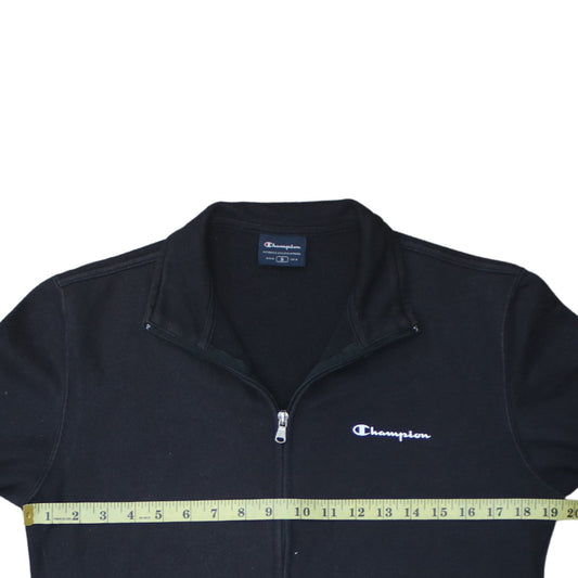 Champion Men's Black Full Zip Sweatshirt Size S