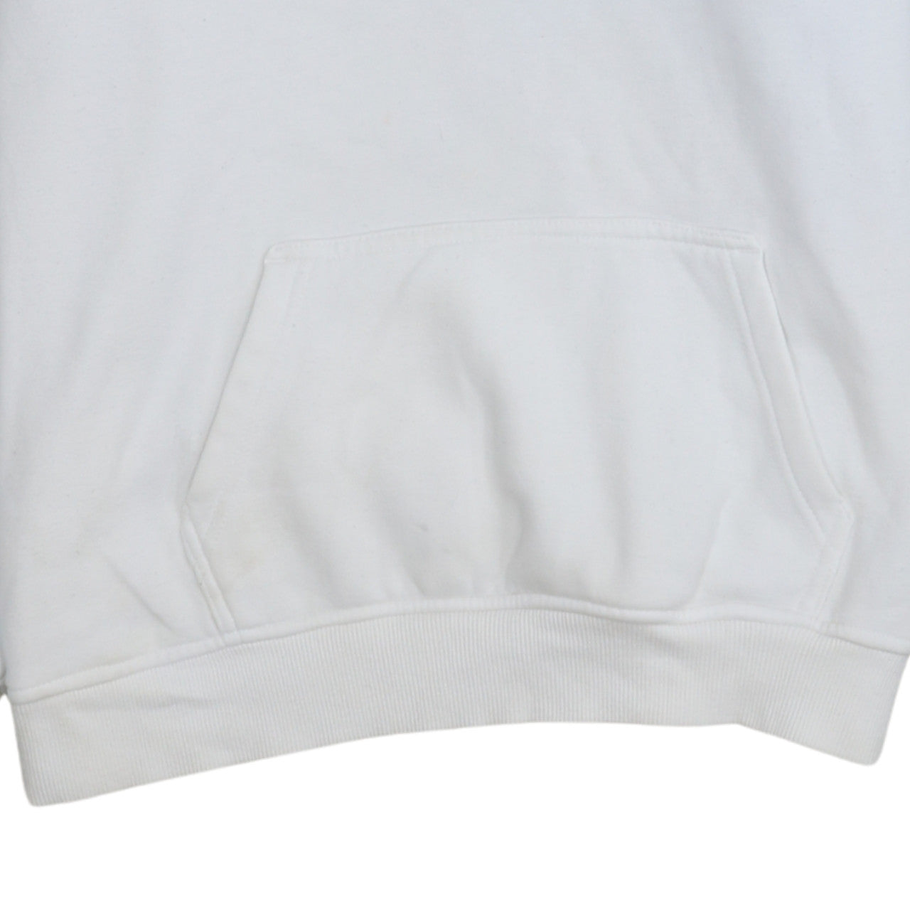 Tommy Jeans Men's White Pullover Hoodie Size S Logo Fleece Sweatshirt