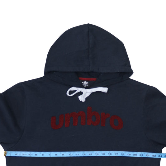 Umbro Men’s Blue Pullover Hoodie 2XL Regular Fit Sportswear