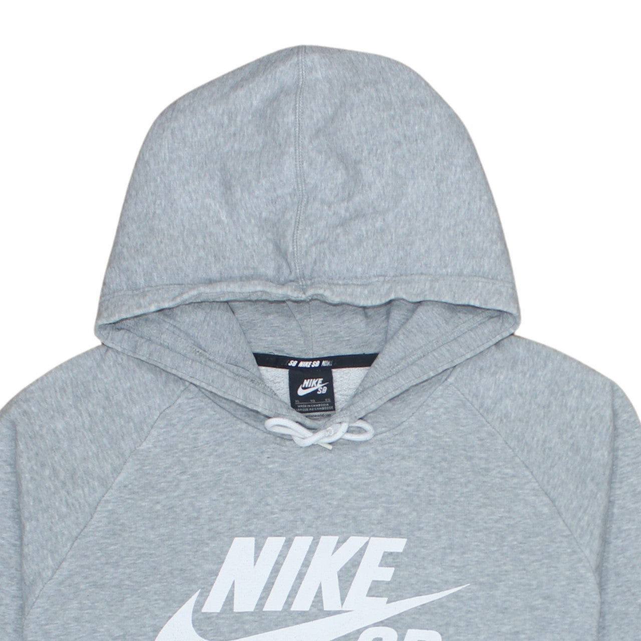 Nike SB Grey Pullover Hoodie Men's XL Regular Fit Fleece