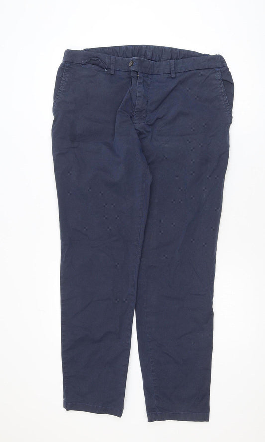 Paul Costelloe Men Blue Straight Fit Jeans 36W 31L Stretch Comfort