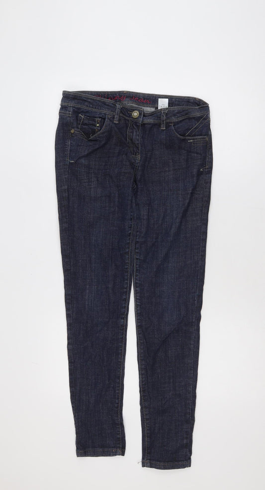 Next Women's Blue Skinny Stretch Jeans Size 10R