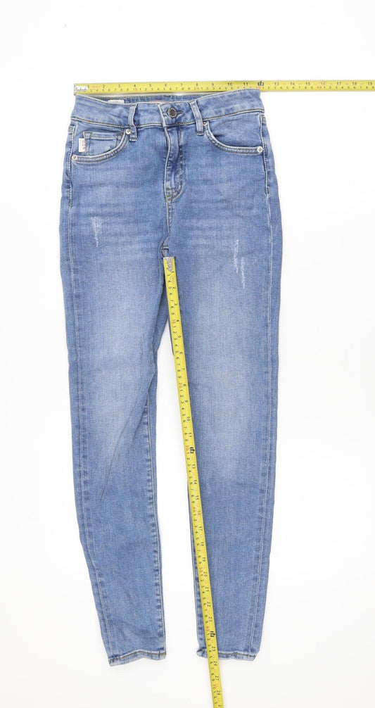Superdry Women's Blue Skinny Stretch Jeans Size 26/30