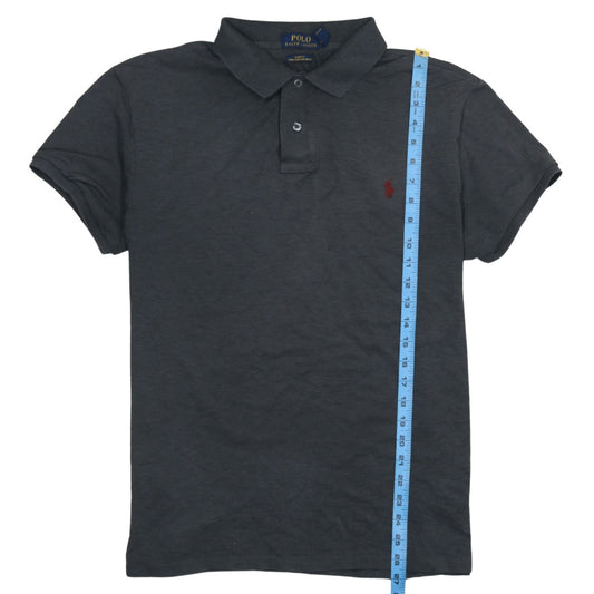 Polo Ralph Lauren Men's Black Slim Fit Pima Cotton Polo XL