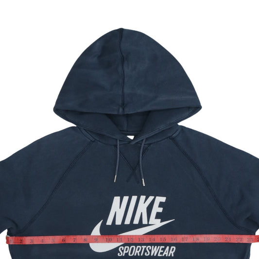 Nike Men's Blue Pullover Hoodie Size S Sportswear Graphic