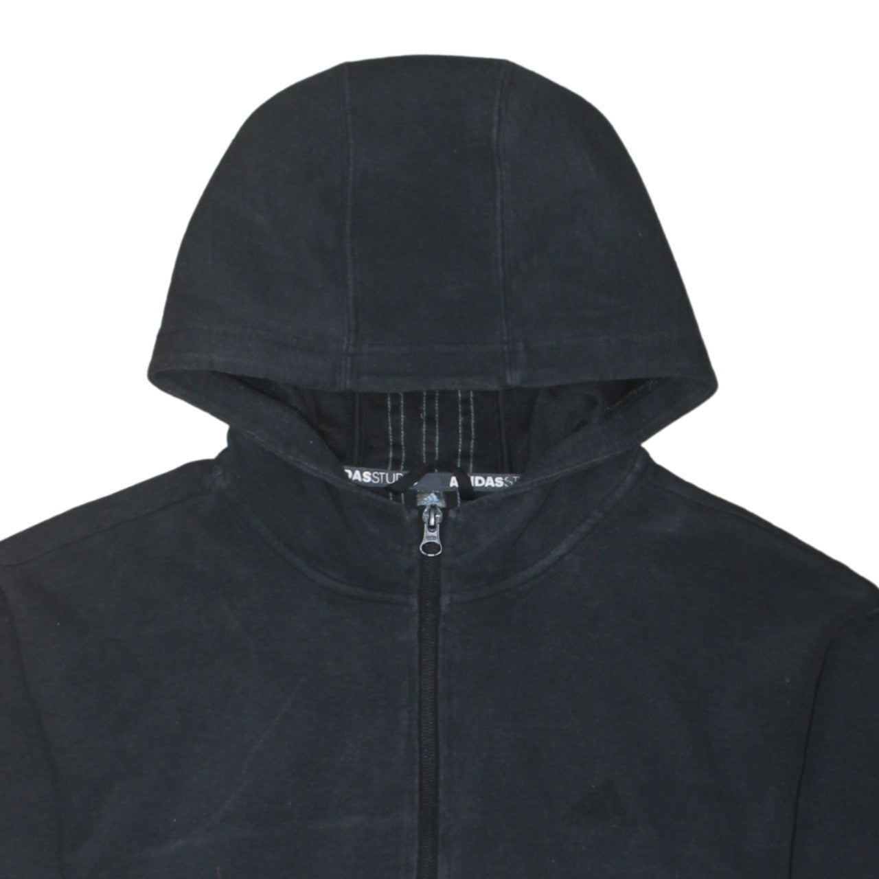Adidas Men's Black Full Zip Hoodie Size M Regular Fit Sportswear