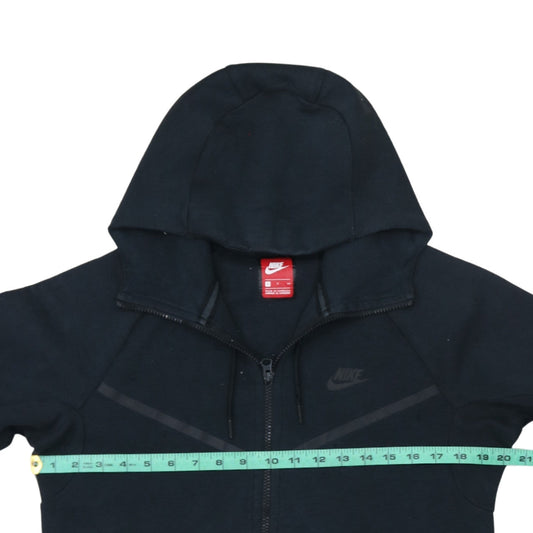 Nike Men's Black Full Zip Hoodie Size S Regular Fit Sportswear