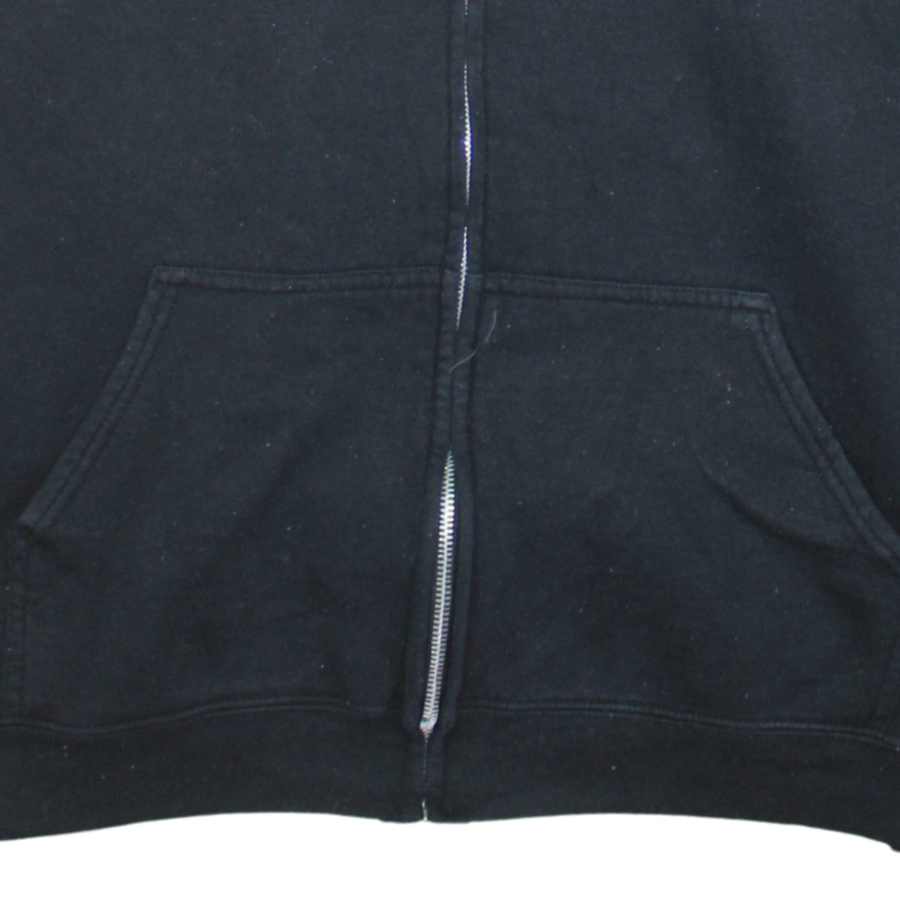 Pretty Little Thing Womens Black Full Zip Hoodie Size L