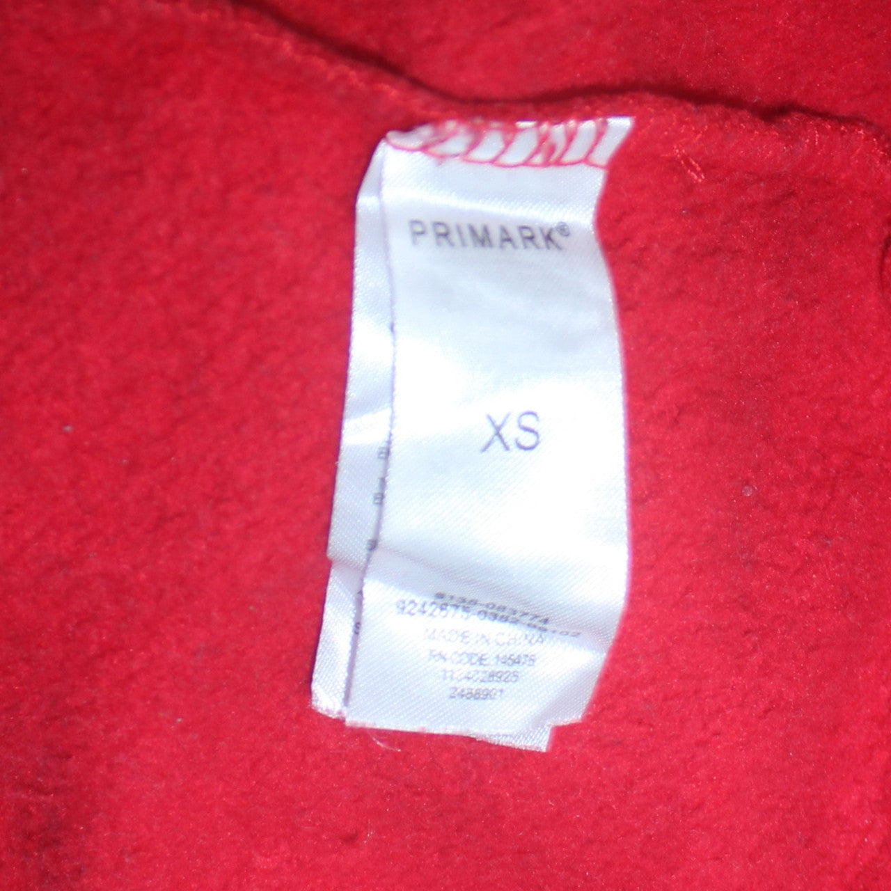 Primark Coca-Cola Men's Red Pullover Hoodie XS Logo Fleece