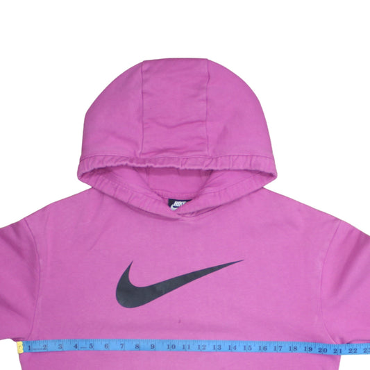 Nike Women's Pink Pullover Hoodie Small Cotton Blend Casual