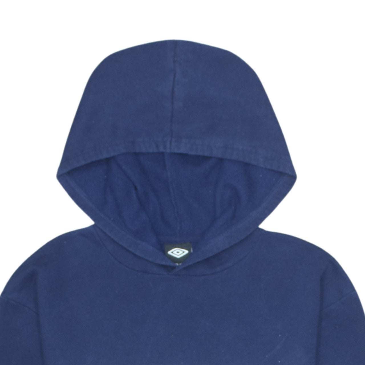 Umbro Men’s Blue Pullover Hoodie L Sports Logo Fleece Sweatshirt