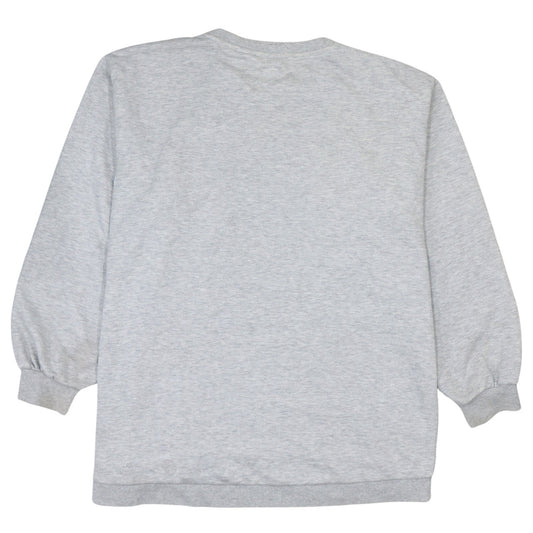 NBA Los Angeles Lakers Womens Grey Crew Neck Pullover Sweatshirt L