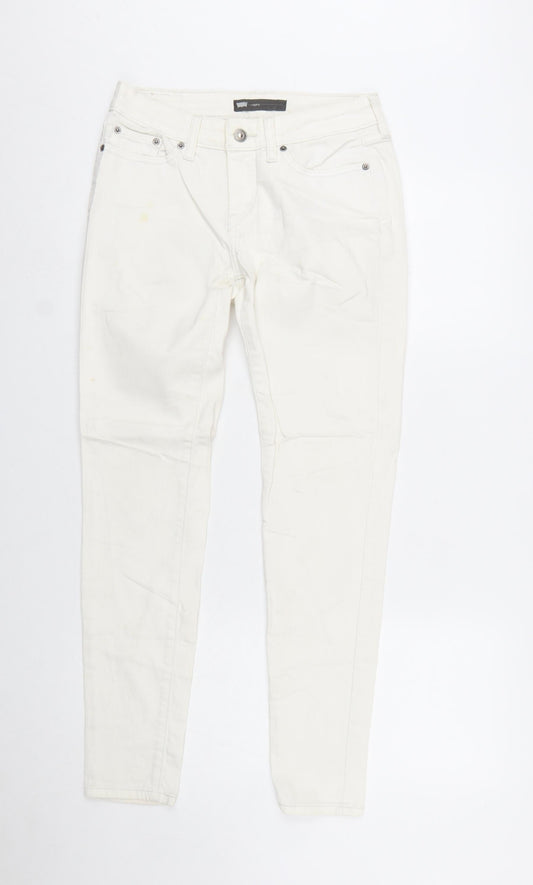 Levi's Women's White Slim Fit Jegging Jeans W28 L30