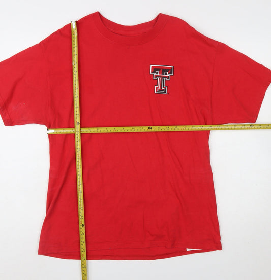 Champion Men’s Red Texas Tech University Graphic T-Shirt Size L