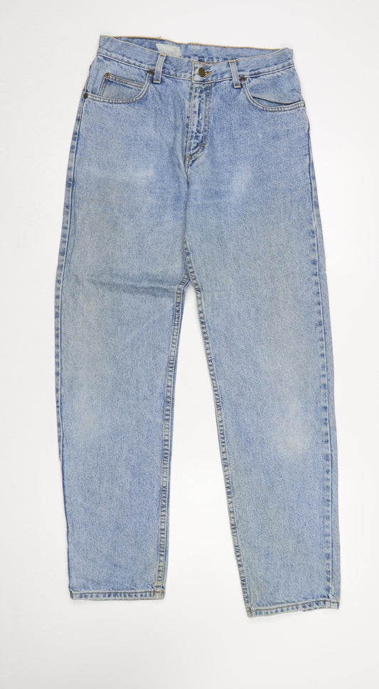 Lee Men's Blue Regular Fit Denim Jeans 32W 32L Retro Style