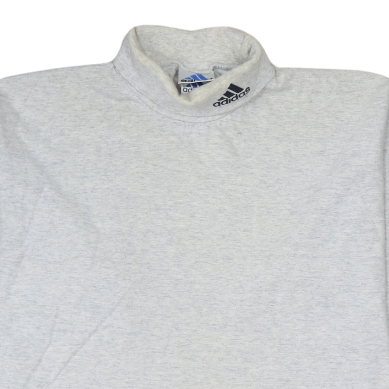Adidas Men's Grey Roll Neck Long Sleeve Sweatshirt Size S