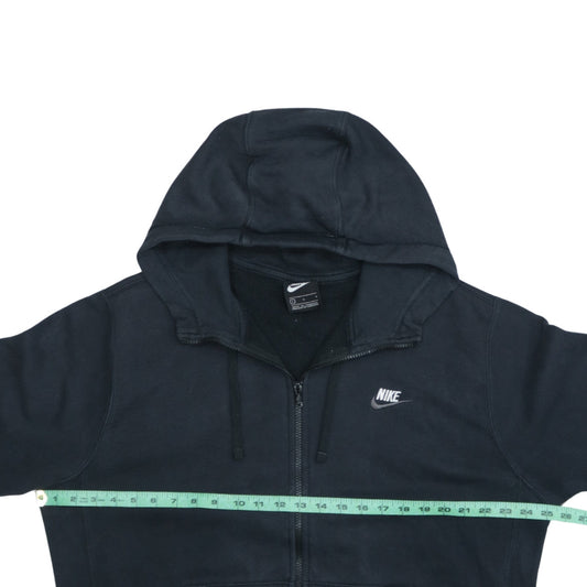 Nike Men's Black Full Zip Hoodie Size L Fleece Sportswear