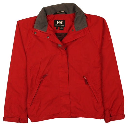 Helly Hansen Women's Red Waterproof Windbreaker Jacket M
