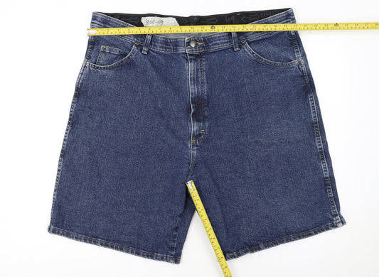 Lee Riders Men's Blue Denim Shorts Size 42 Regular Fit Casual