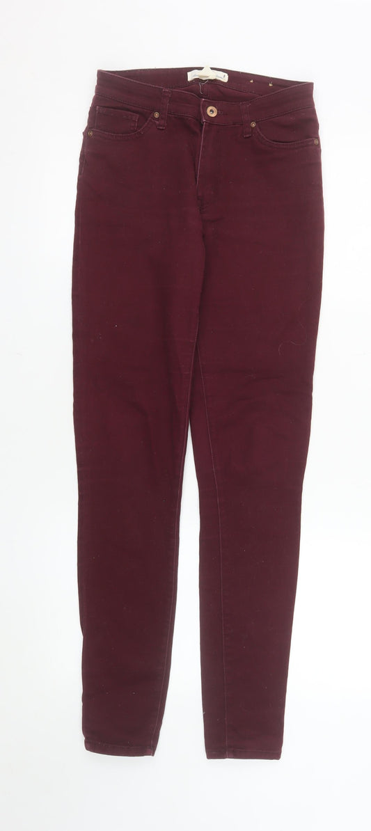 L.O.G.G. Women's Red Skinny Jeans Size 8 Slim Fit