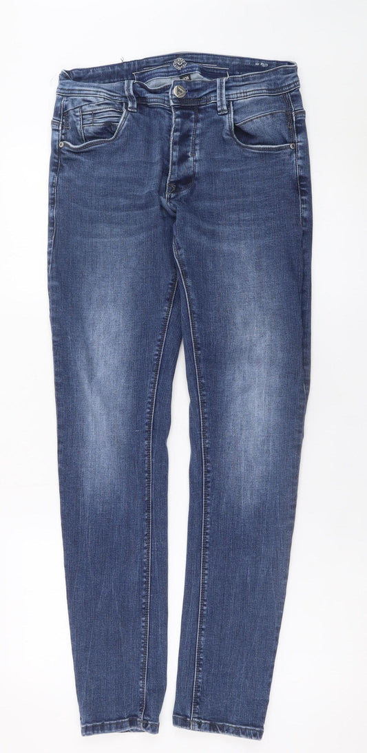 EJ DNM Men's Blue Slim Fit Stretch Denim Jeans Size 30R
