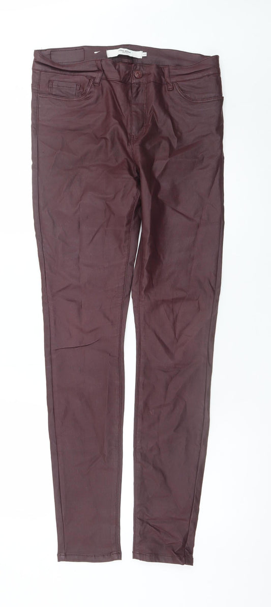 Vero Moda Women's Brown Skinny Jeggings L/32 Stretch Denim