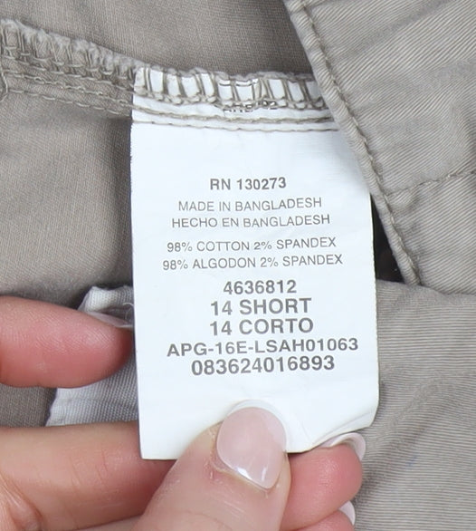 Lee Women's Beige Essential Chino Trousers Size 14 Regular Fit