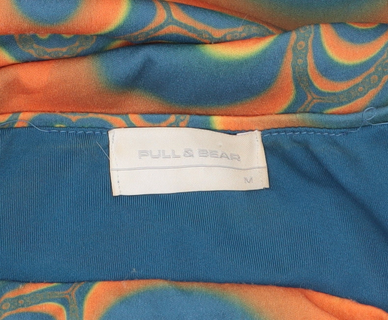 Pull & Bear Women’s Multicoloured Strapless Bodycon Dress M