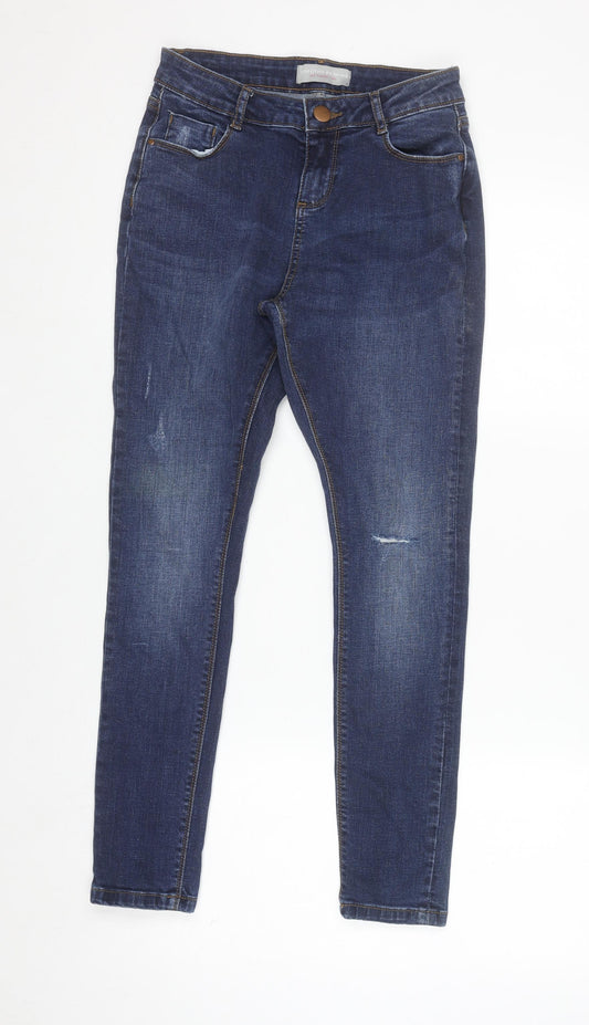 Dorothy Perkins Women's Blue Skinny Jeans Size 8 Slim Fit