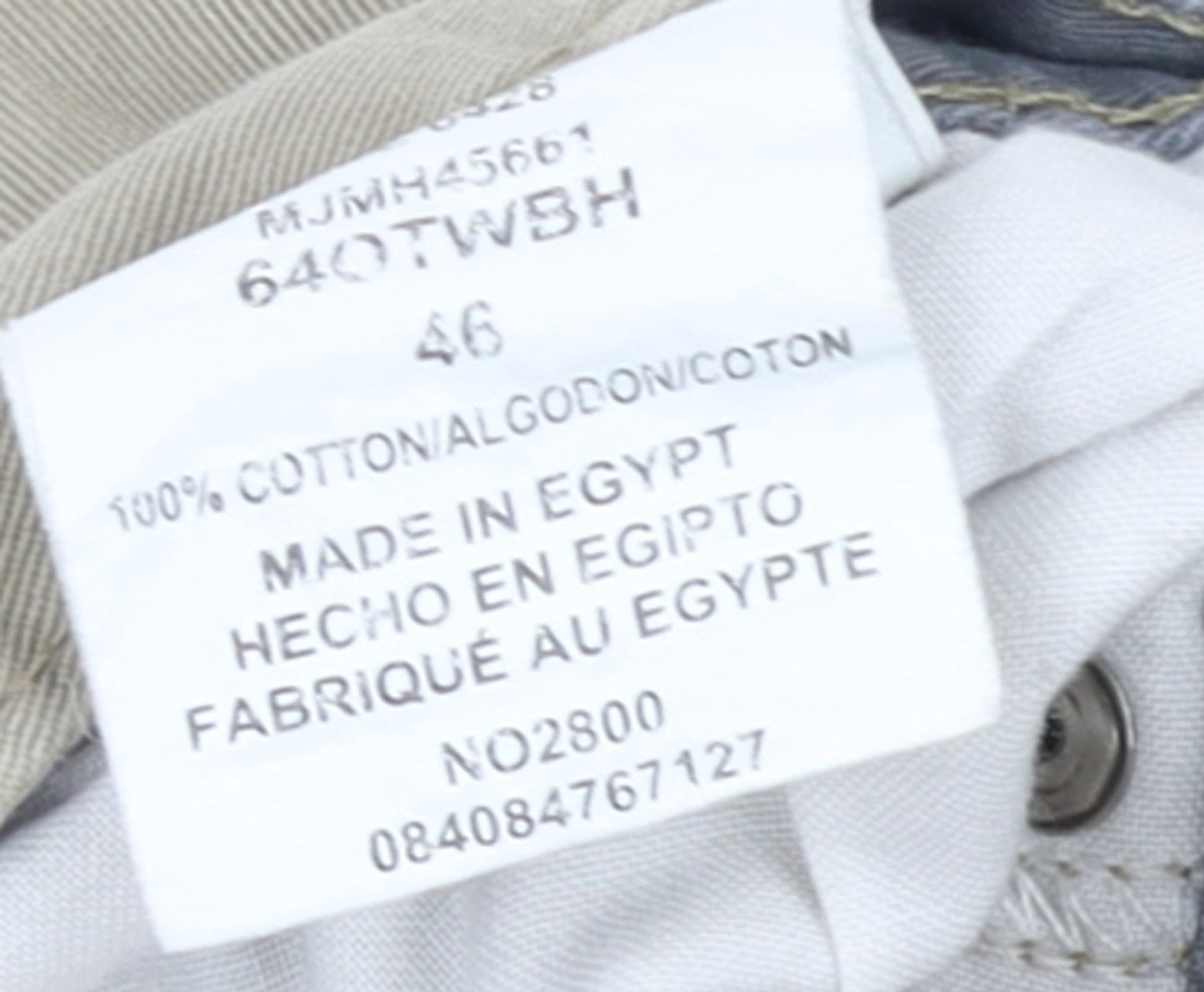 WRG Jeans Co. Men's Beige Cargo Shorts Size 46 Cotton Workwear