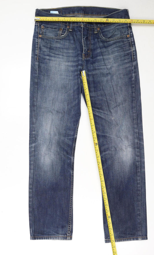 Levi's 511 Men's Blue Slim Fit Straight Jeans W31 L34 Denim
