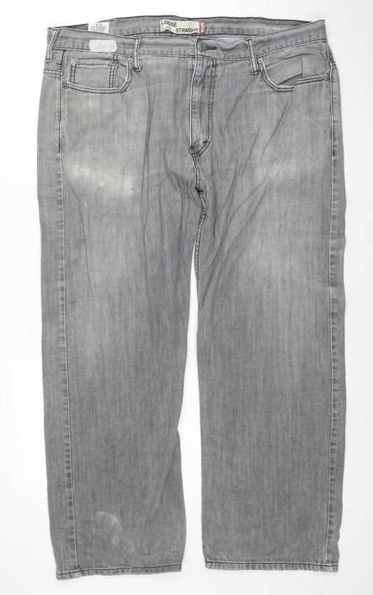 Levi's 569 Men's Grey Straight Fit Denim Jeans 40x32 Regular