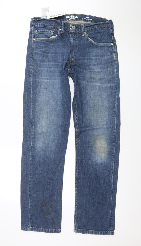 Denizen from Levi’s Men Blue 33W 32L Regular Fit Straight Jeans