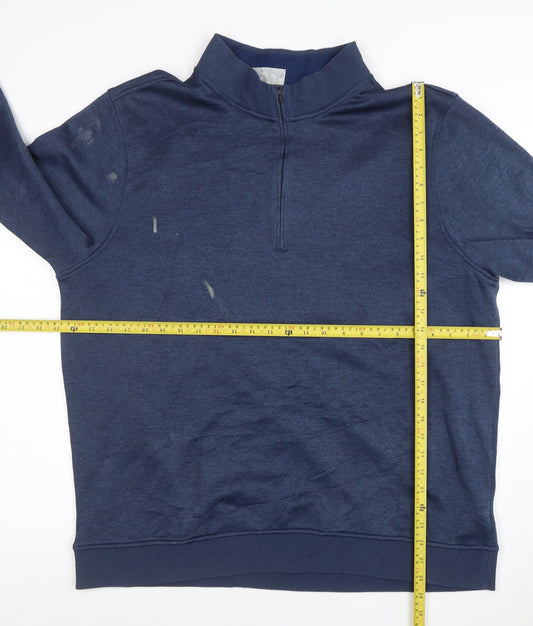 Under Armour Men's Blue 2XL 1/4 Zip Pullover Sweatshirt