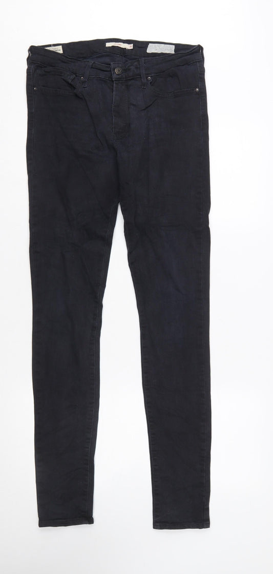 Levi's Women's Blue 711 Skinny Denim Jeans Size 30 Mid Rise