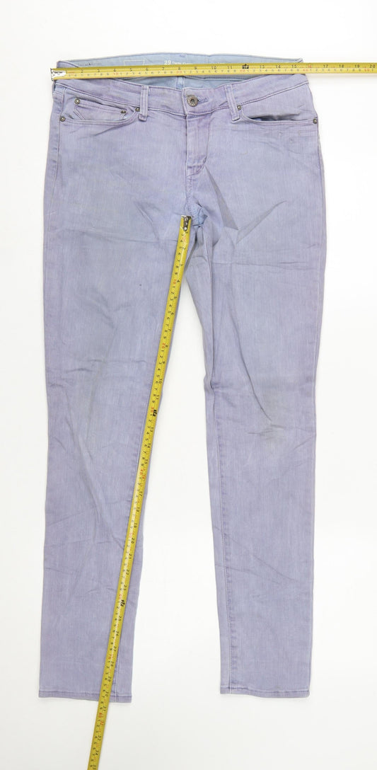 Levi's Women's Purple Demi Curve Skinny Jeans Size 12