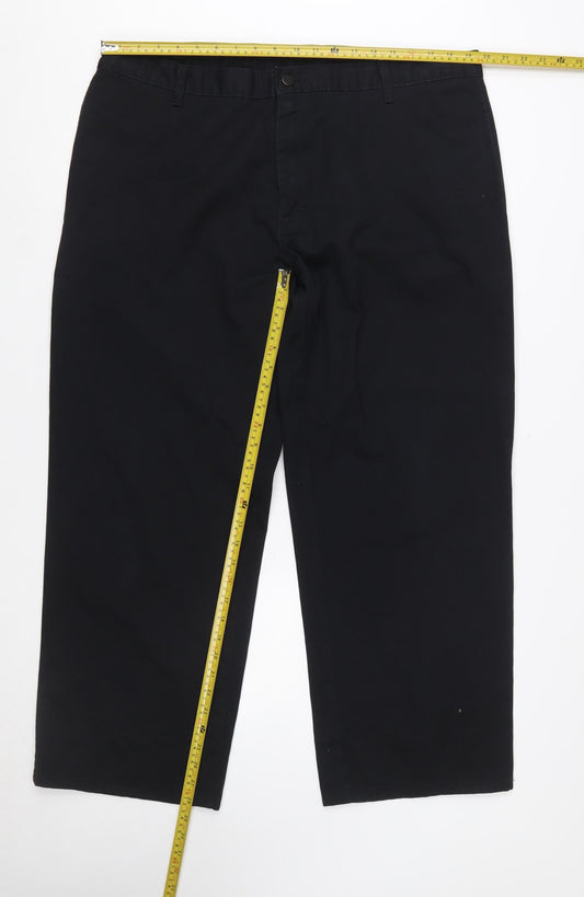 Dickies Men’s Black 40x30 Chino Work Trousers Regular Fit