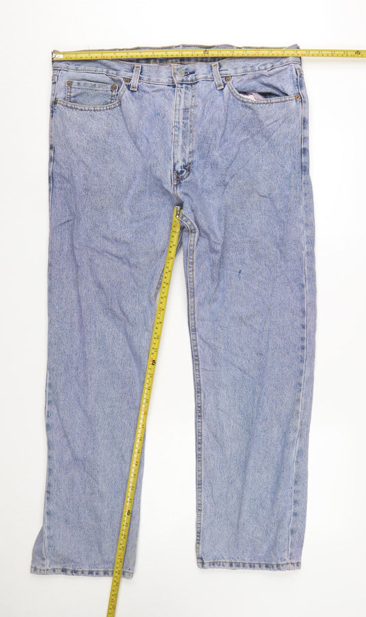Levi’s 505 Men’s Blue Denim Straight Jeans W38 L30 Regular Fit