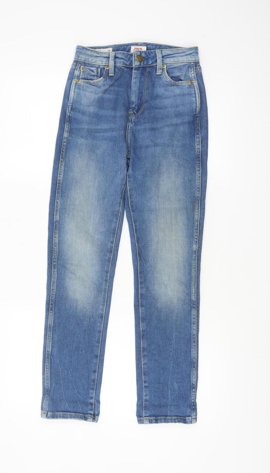 Pepe Jeans Women’s Blue High Waist Slim Cropped Denim Jeans W9