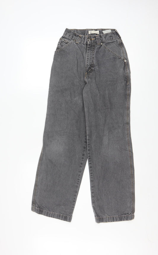 Authentic Carpenter Women's Grey 12 Slim High Rise Straight Jeans