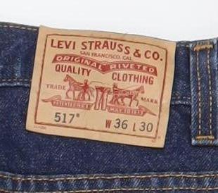Levi's 517 Men's Blue Bootcut Denim Jeans W36 L30