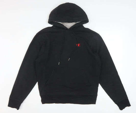 Champion Men's Black Pullover Hoodie Size S Sports Fleece