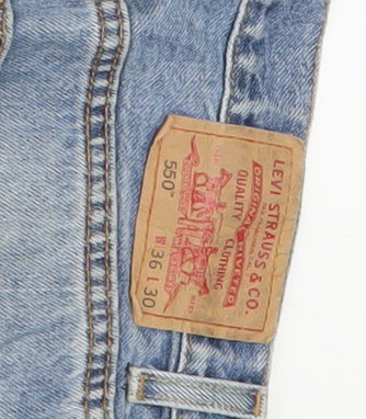 Levi’s 550 Men’s Blue Relaxed Fit Straight Leg Jeans W36 L30