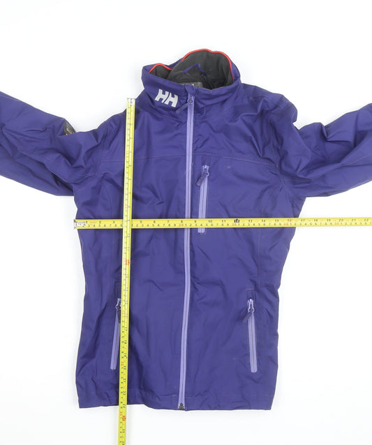 Helly Hansen Womens Purple Waterproof Windbreaker Jacket S