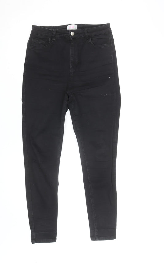 Savida Women’s Black High Rise Skinny Jeans Size 12