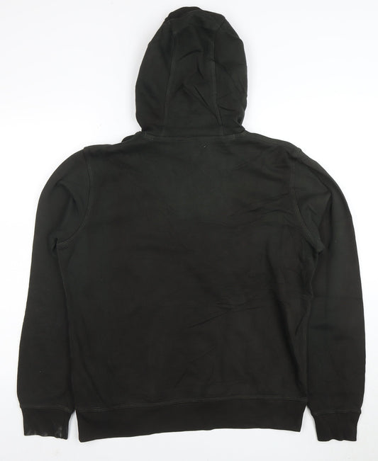 Nike Men’s Black Pullover Hoodie Size M Fleece Regular Fit