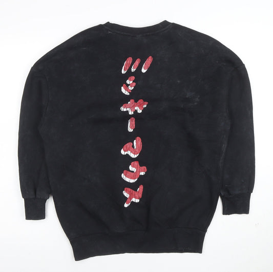 Disney C&A Women Black XS Pullover Sweatshirt Mickey Mouse Graphic